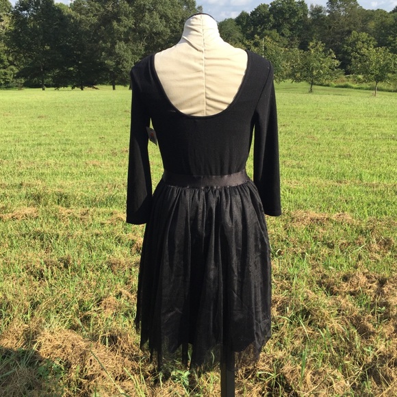 New MODCLOTH Black Tulle Dress + NWT Tulle Cape. GOTH HALLOWEEN DRESS & CAPE - Picture 10 of 16